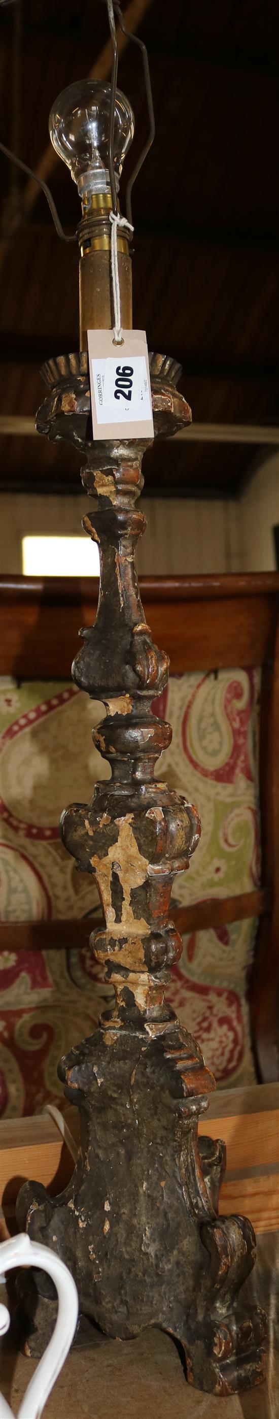 Candlestick lamp